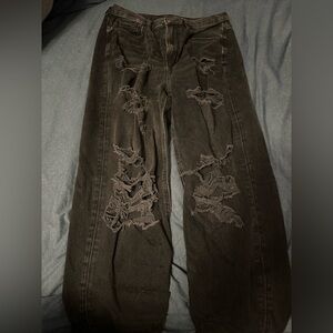 Distressed Black Jeans from American Eagle